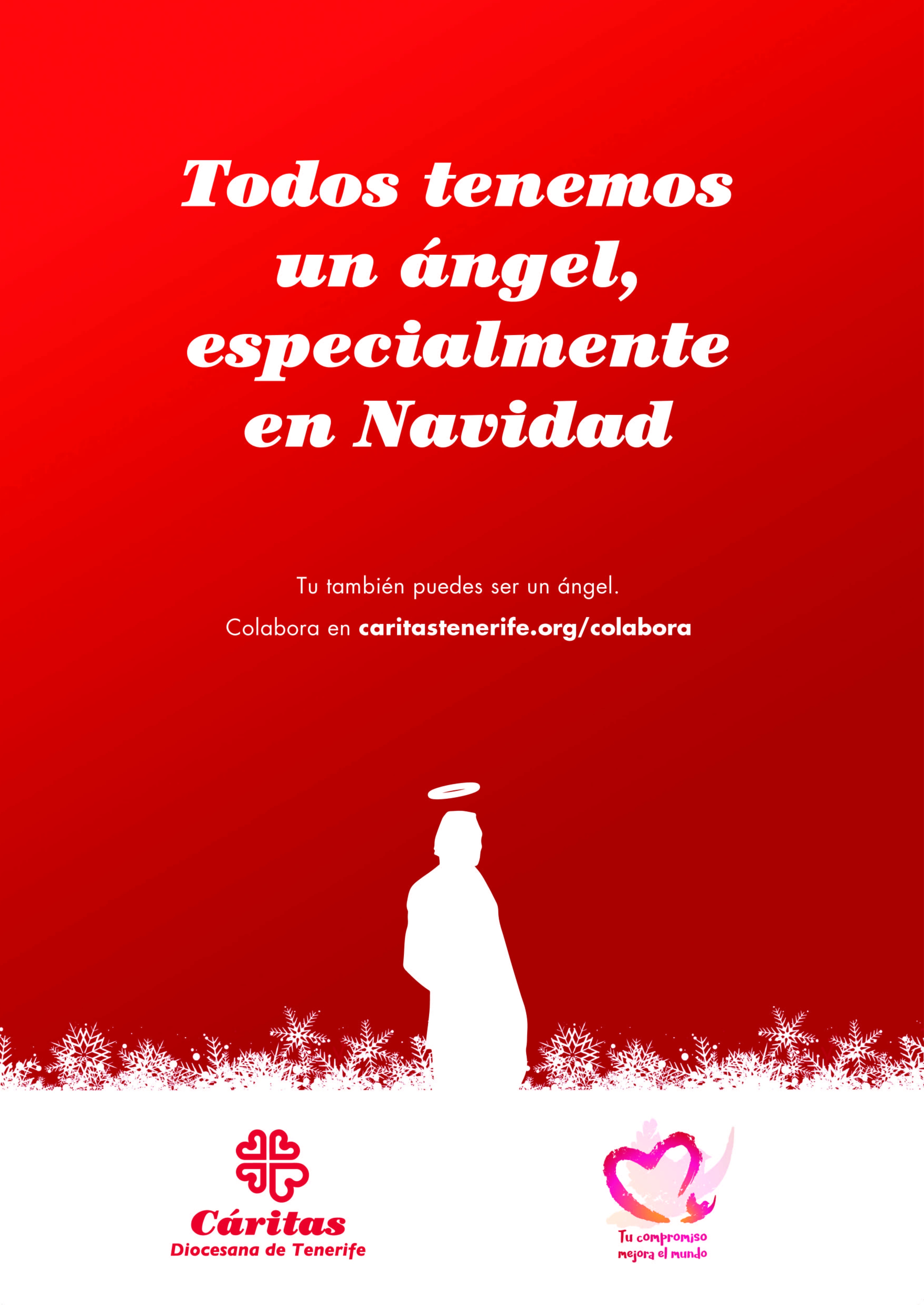 Cartel Navidad Cáritas Tenerife 2019